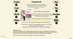 Desktop Screenshot of orgelseite.de